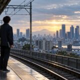 俳優を目指して上京する若者のイメージ